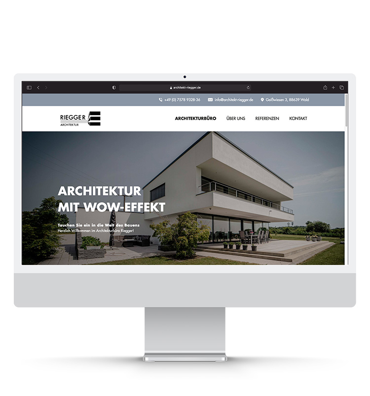 Homepage für Architekten programmieren lassen